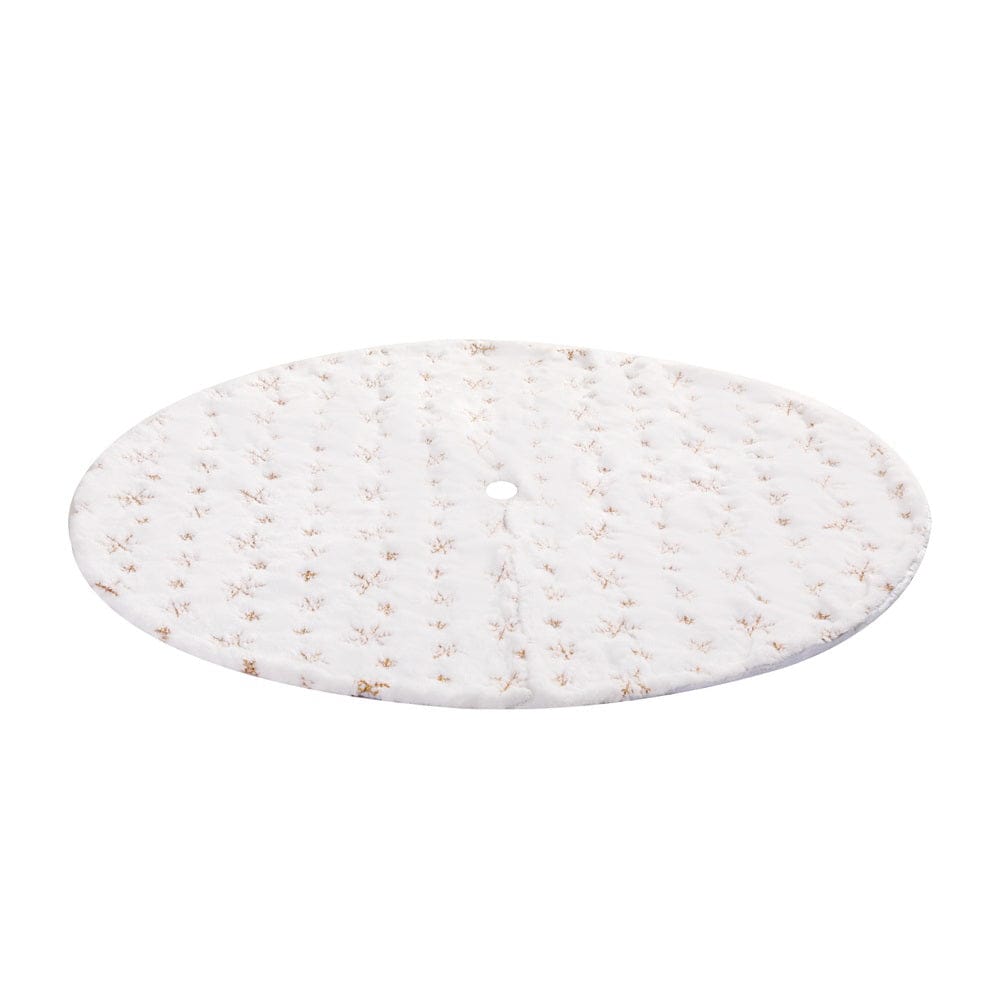 Jingle Jollys Occasions > Christmas > Christmas Decorations Jingle Jollys Christmas Tree Skirt 120cm Snowflake Ornaments Xmas Decorations