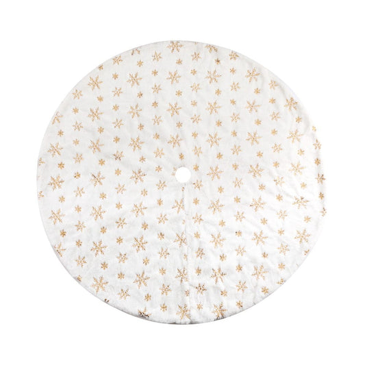 Jingle Jollys Occasions > Christmas > Christmas Decorations Jingle Jollys Christmas Tree Skirt 120cm Snowflake Ornaments Xmas Decorations