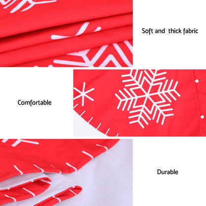 Jingle Jollys Occasions > Christmas > Christmas Decorations Jingle Jollys Christmas Tree Skirt 90cm Snowflake Ornaments Party Decorations
