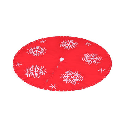 Jingle Jollys Occasions > Christmas > Christmas Decorations Jingle Jollys Christmas Tree Skirt 90cm Snowflake Ornaments Party Decorations