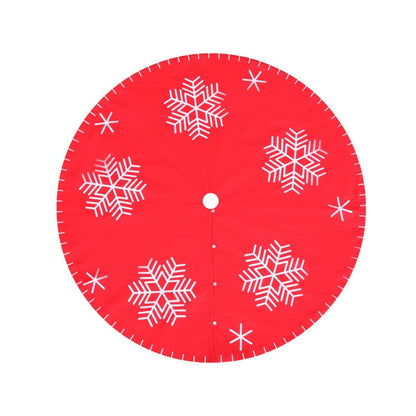 Jingle Jollys Occasions > Christmas > Christmas Decorations Jingle Jollys Christmas Tree Skirt 90cm Snowflake Ornaments Party Decorations