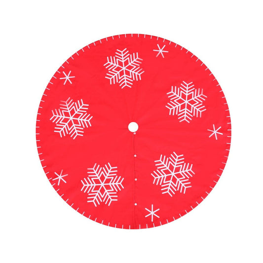 Jingle Jollys Occasions > Christmas > Christmas Decorations Jingle Jollys Christmas Tree Skirt 90cm Snowflake Ornaments Party Decorations