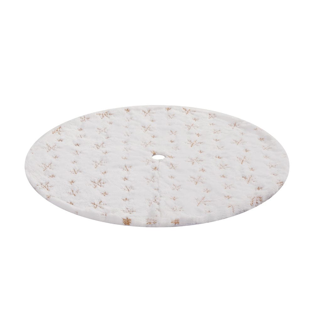 Jingle Jollys Occasions > Christmas > Christmas Decorations Jingle Jollys Christmas Tree Skirt 90cm Snowflake Ornaments Xmas Decorations