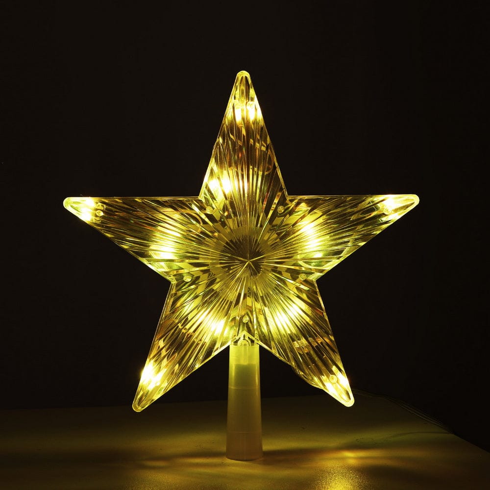 Jingle Jollys Occasions > Christmas > Christmas Decorations Jingle Jollys Christmas Tree Topper Star RGB LED Xmas Decor 80 Modes APP Control