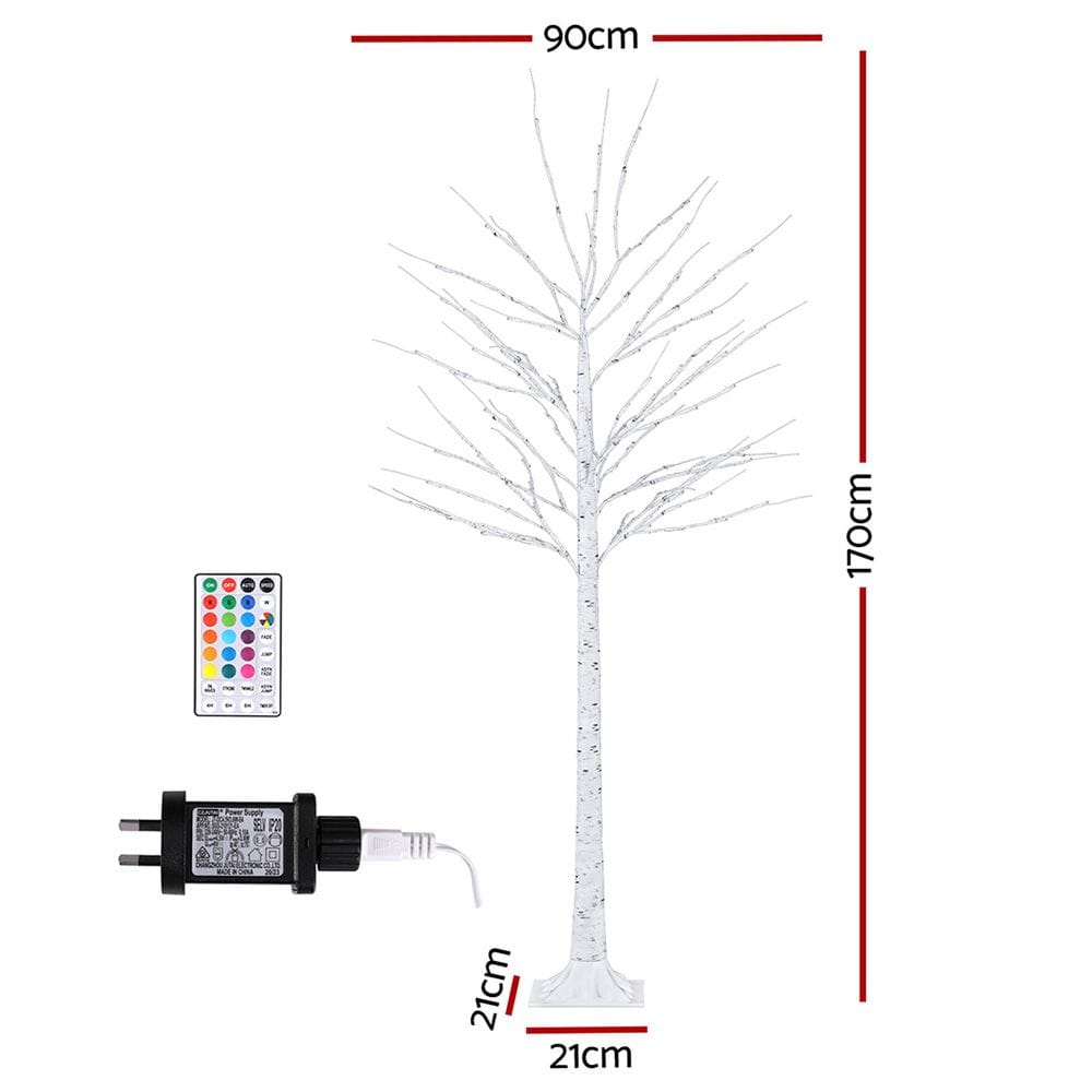Jingle Jollys Occasions > Christmas > Christmas Trees 1.7M Christmas Tree 120 RGB LED Lights Jingle Jollys
