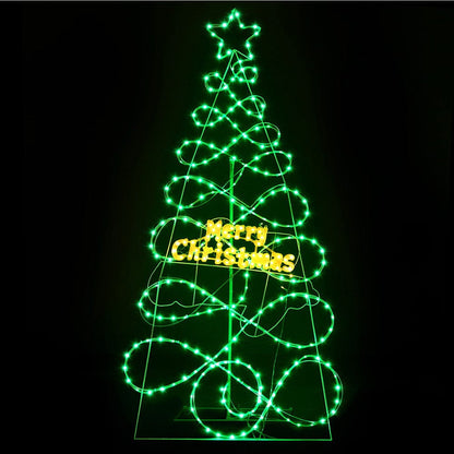 Jingle Jollys Occasions > Christmas > Christmas Trees 1.7M Christmas Tree 230 LED RGB Motif Lights Jingle Jollys