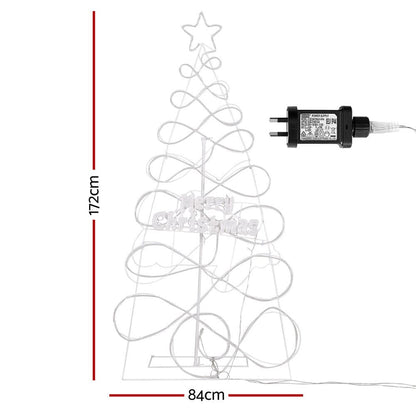 Jingle Jollys Occasions > Christmas > Christmas Trees 1.7M Christmas Tree 230 LED RGB Motif Lights Jingle Jollys