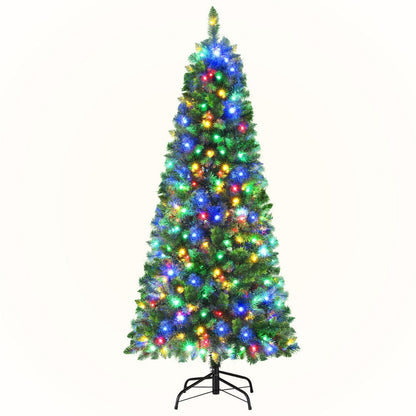 Jingle Jollys Occasions > Christmas > Christmas Trees Jingle Jollys 1.8M Pre-lit Christmas Tree 8 Mode Multi Colour 200 LED Light Xmas