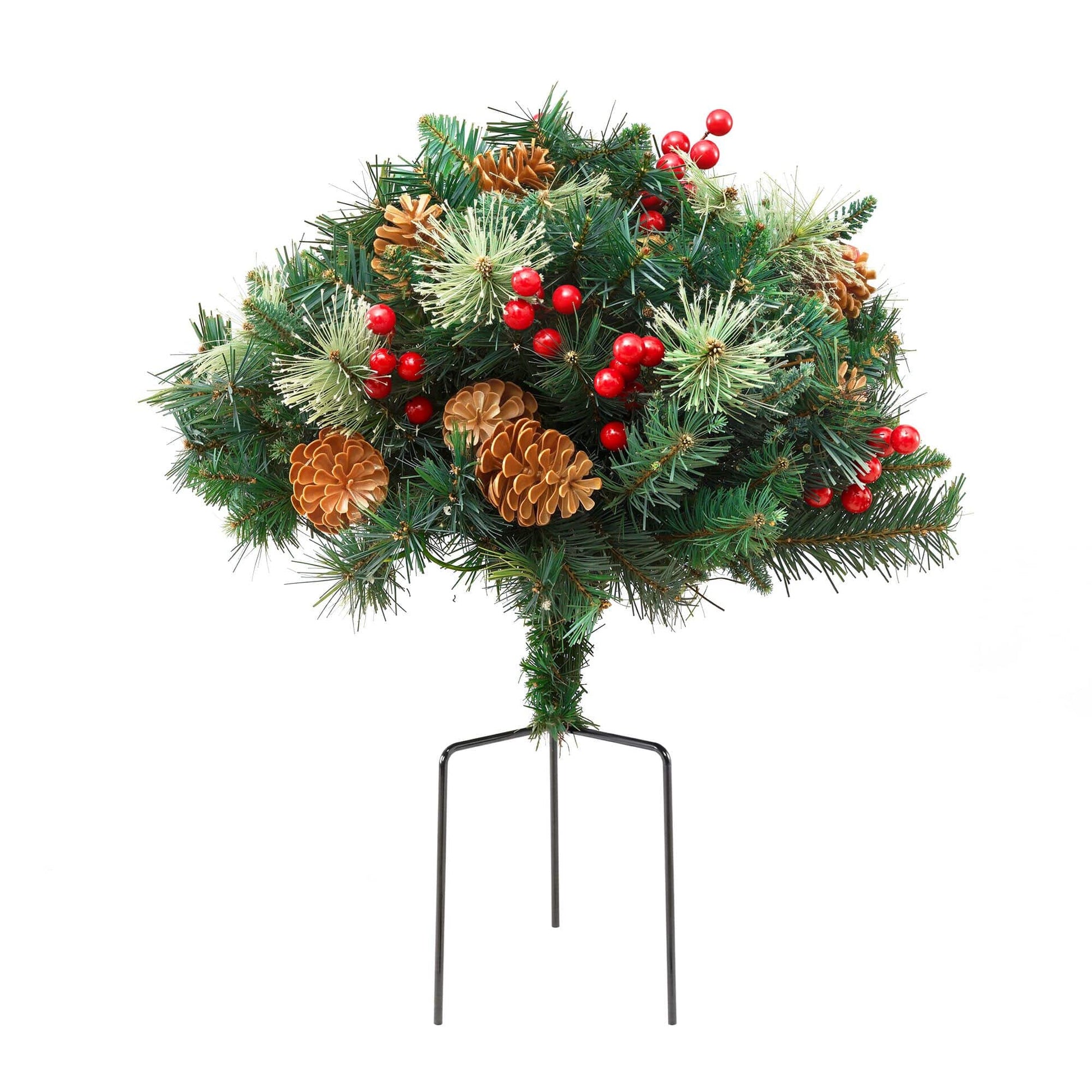 Jingle Jollys Occasions > Christmas > Christmas Trees Jingle Jollys 2 Pack 45cm Lighted Artificial Christmas Tree Pathway Xmas Trees