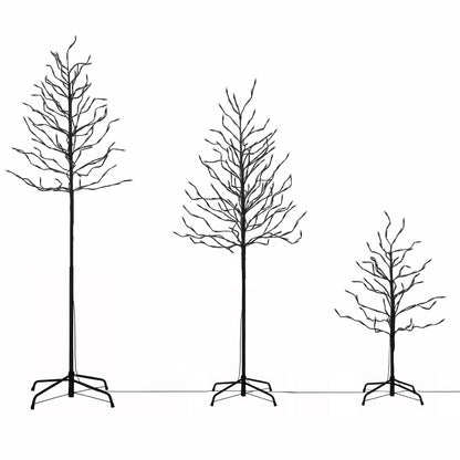 Jingle Jollys Occasions > Christmas > Christmas Trees Jingle Jollys 3 Pack LED Christmas Tree Lighted Birch Tree Indoor Outdoor Xmas Decor Warm White
