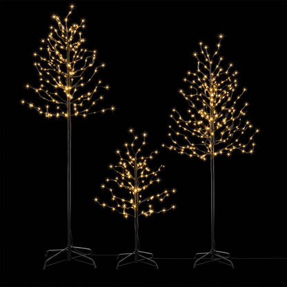 Jingle Jollys Occasions > Christmas > Christmas Trees Jingle Jollys 3 Pack LED Christmas Tree Lighted Birch Tree Indoor Outdoor Xmas Decor Warm White