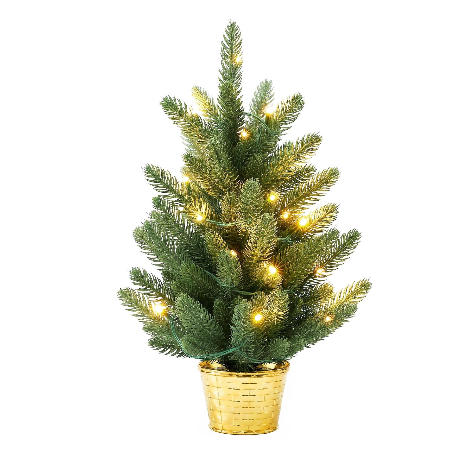 Jingle Jollys Occasions > Christmas > Christmas Trees Jingle Jollys 45cm Artificial Christmas Tree Mini Christmas Tree Warm Light