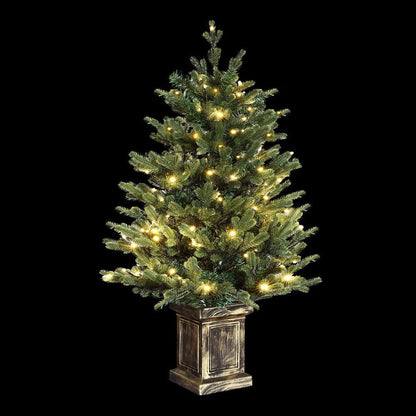 Jingle Jollys Occasions > Christmas > Christmas Trees Jingle Jollys Christmas Tree 1.2M LED Potted Xmas Tree Party Decor 8 Light Modes