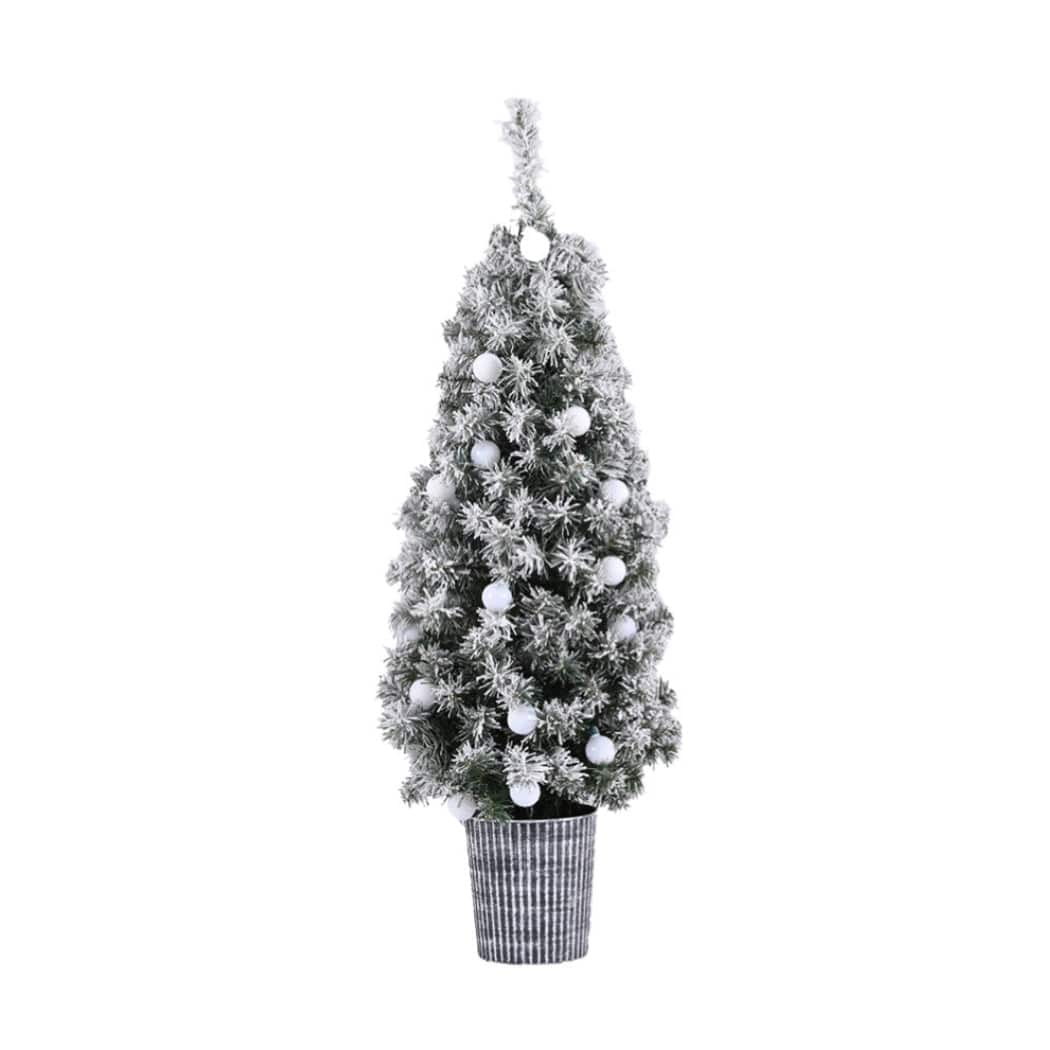 Jingle Jollys Occasions > Christmas > Christmas Trees Jingle Jollys Christmas Tree 1.2M Potted Snowy Xmas Tree