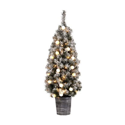 Jingle Jollys Occasions > Christmas > Christmas Trees Jingle Jollys Christmas Tree 1.2M Potted Snowy Xmas Tree
