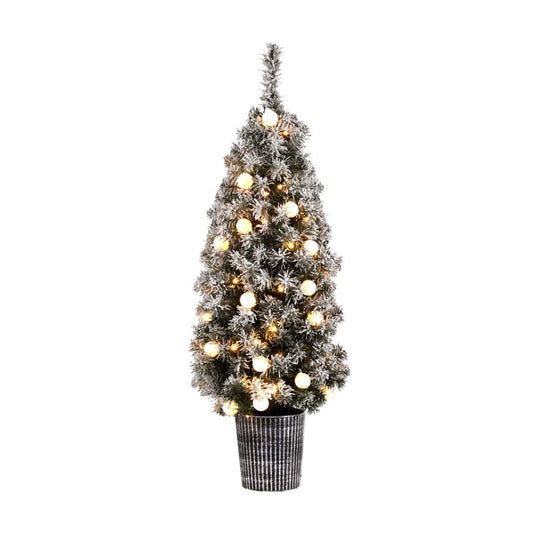 Jingle Jollys Occasions > Christmas > Christmas Trees Jingle Jollys Christmas Tree 1.2M Potted Snowy Xmas Tree