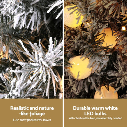 Jingle Jollys Occasions > Christmas > Christmas Trees Jingle Jollys Christmas Tree 1.2M Potted Snowy Xmas Tree