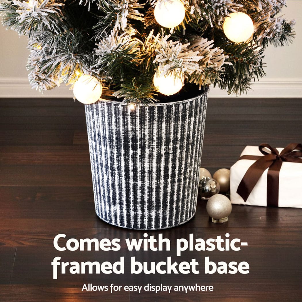 Jingle Jollys Occasions > Christmas > Christmas Trees Jingle Jollys Christmas Tree 1.2M Potted Snowy Xmas Tree