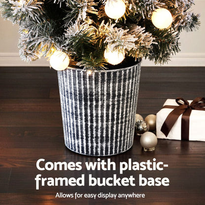 Jingle Jollys Occasions > Christmas > Christmas Trees Jingle Jollys Christmas Tree 1.2M Potted Snowy Xmas Tree