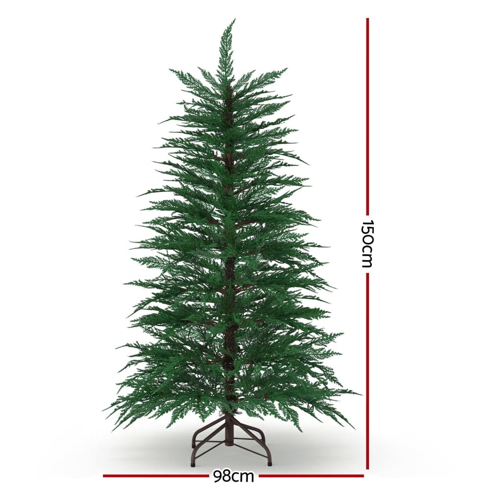 Jingle Jollys Occasions > Christmas > Christmas Trees Jingle Jollys Christmas Tree 1.5M LED Xmas Tree Sparse 263 Tips Party Decoration