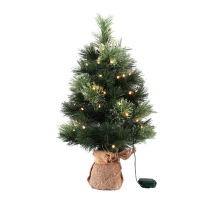 Jingle Jollys Occasions > Christmas > Christmas Trees Jingle Jollys Christmas Tree 60CM Mini Tabletop 8 Light Modes Timer Xmas Tree