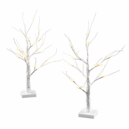 Jingle Jollys Occasions > Christmas > Christmas Trees Jingle Jollys Lighted Branch Tree Christmas Decorations Warm White Christmas Lights 2 Pack 60cm