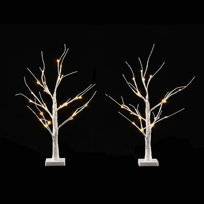 Jingle Jollys Occasions > Christmas > Christmas Trees Jingle Jollys Lighted Branch Tree Christmas Decorations Warm White Christmas Lights 2 Pack 60cm