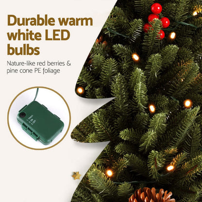 Jingle Jollys Occasions > Christmas > Christmas Trees Jingle Jollys Mini Christmas Tree 90cm LED Xmas Tree Party Decorations