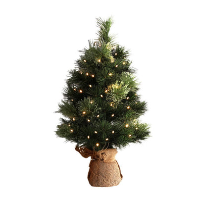 Jingle Jollys Occasions > Christmas > Christmas Trees Jingle Jollys Tabletop Christmas Tree 60CM 8 Light Modes Timer Function