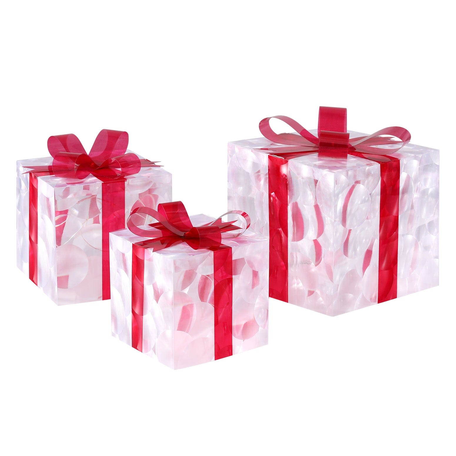Jingle Jollys Occasions > Christmas > Christmas Wreaths & Garlands 3 PCS Christmas Lights 70 LED Fairy Light Gift Box Jingle Jollys