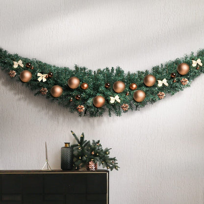 Jingle Jollys Occasions > Christmas > Christmas Wreaths & Garlands Jingle Jollys 1.8m Christmas Garland Xmas Decorations Green Wedding Party