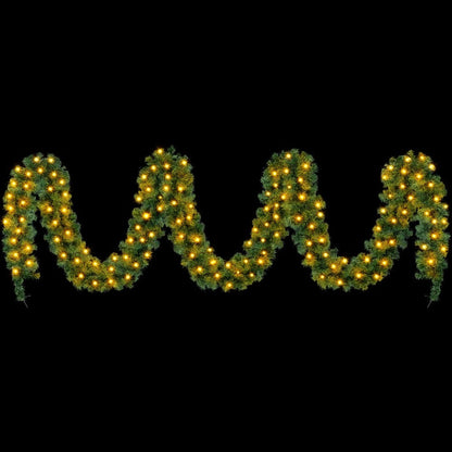Jingle Jollys Occasions > Christmas > Christmas Wreaths & Garlands Jingle Jollys 10M Christmas Garland LED Lights Party Xmas Decorations 700 TIPS