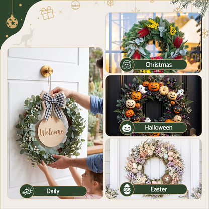 Jingle Jollys Occasions > Christmas > Christmas Wreaths & Garlands Jingle Jollys 2x Vacuum Suction Cup Christmas Wreath Hook Stainless Steel Heavy Duty 5kg