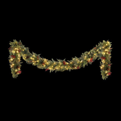Jingle Jollys Occasions > Christmas > Christmas Wreaths & Garlands Jingle Jollys 3M Christmas Garland Pre-lit LED with Pine Cones Xmas Decor Green