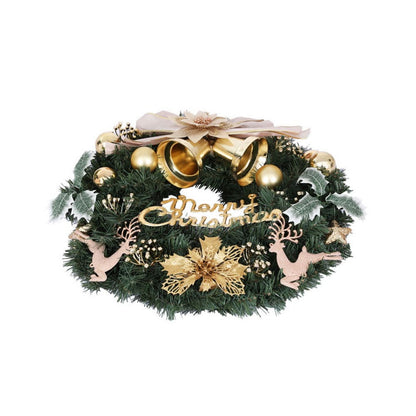 Jingle Jollys Occasions > Christmas > Christmas Wreaths & Garlands Jingle Jollys Christmas Wreath 60CM Garland Flowers Baubles Party Decorations