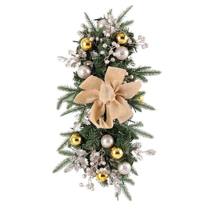 Jingle Jollys Occasions > Christmas > Christmas Wreaths & Garlands Jingle Jollys Hanging Christmas Garland 45cm Staircase Door Party Decor