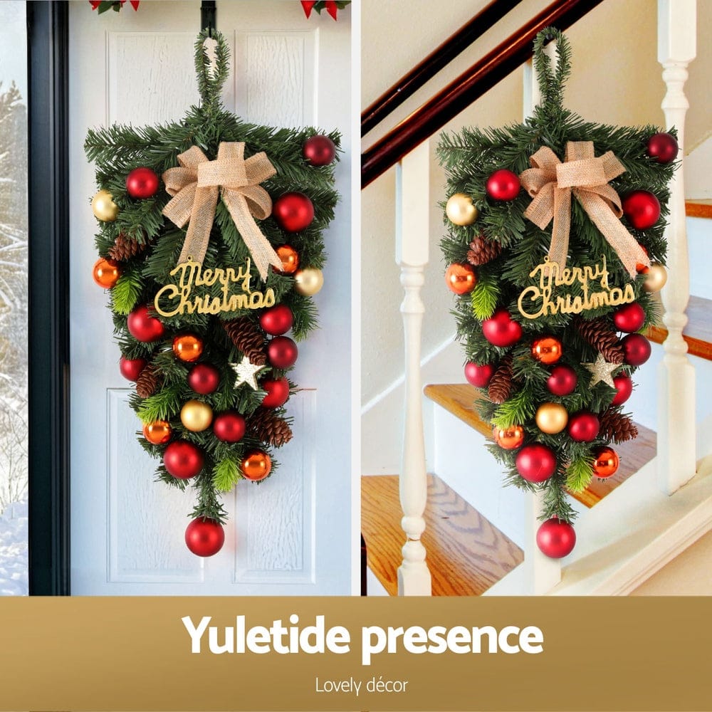 Jingle Jollys Occasions > Christmas > Christmas Wreaths & Garlands Jingle Jollys Hanging Christmas Garland 50CM Ornaments Party Decorations