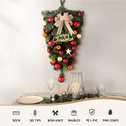 Jingle Jollys Occasions > Christmas > Christmas Wreaths & Garlands Jingle Jollys Hanging Christmas Garland 50CM Ornaments Party Decorations