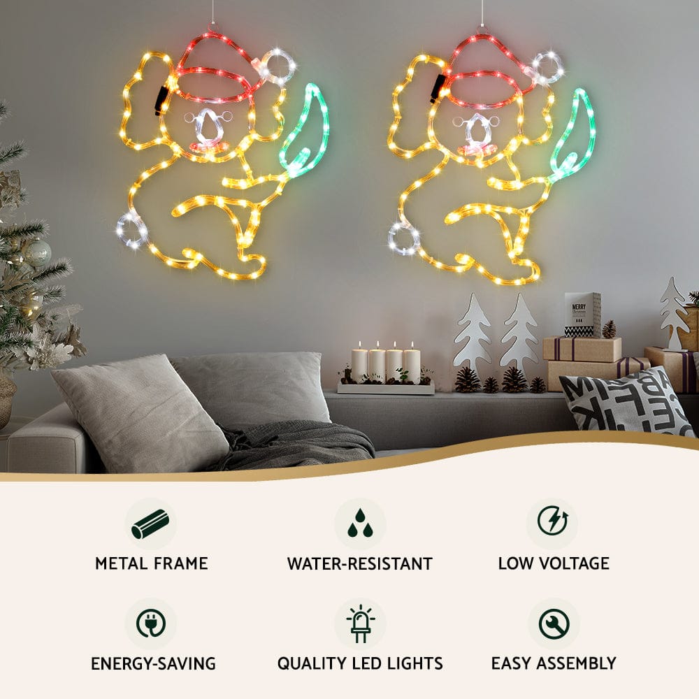 Jingle Jollys Occasions > Christmas > Outdoor Decorations & Lights 0.48M Christmas Lights Motif 216 LED Rope Light Outdoor Decoration Jingle Jollys