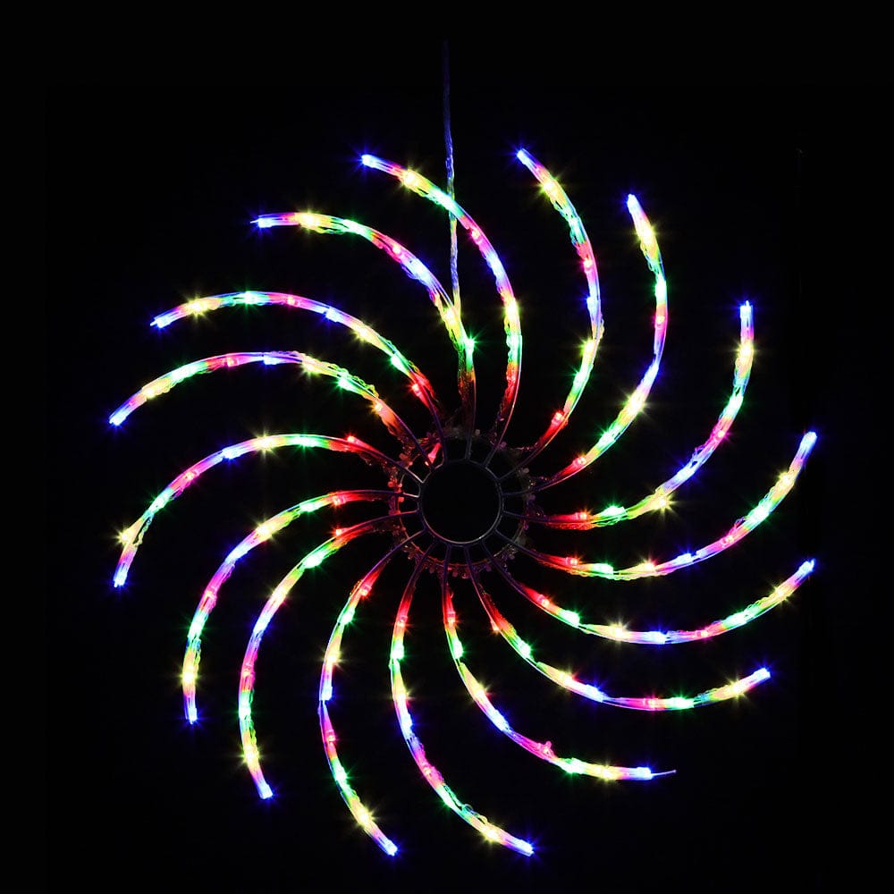 Jingle Jollys Occasions > Christmas > Outdoor Decorations & Lights 0.5M Christmas Lights 128 LED Spin Motif Light Decorations Jingle Jollys