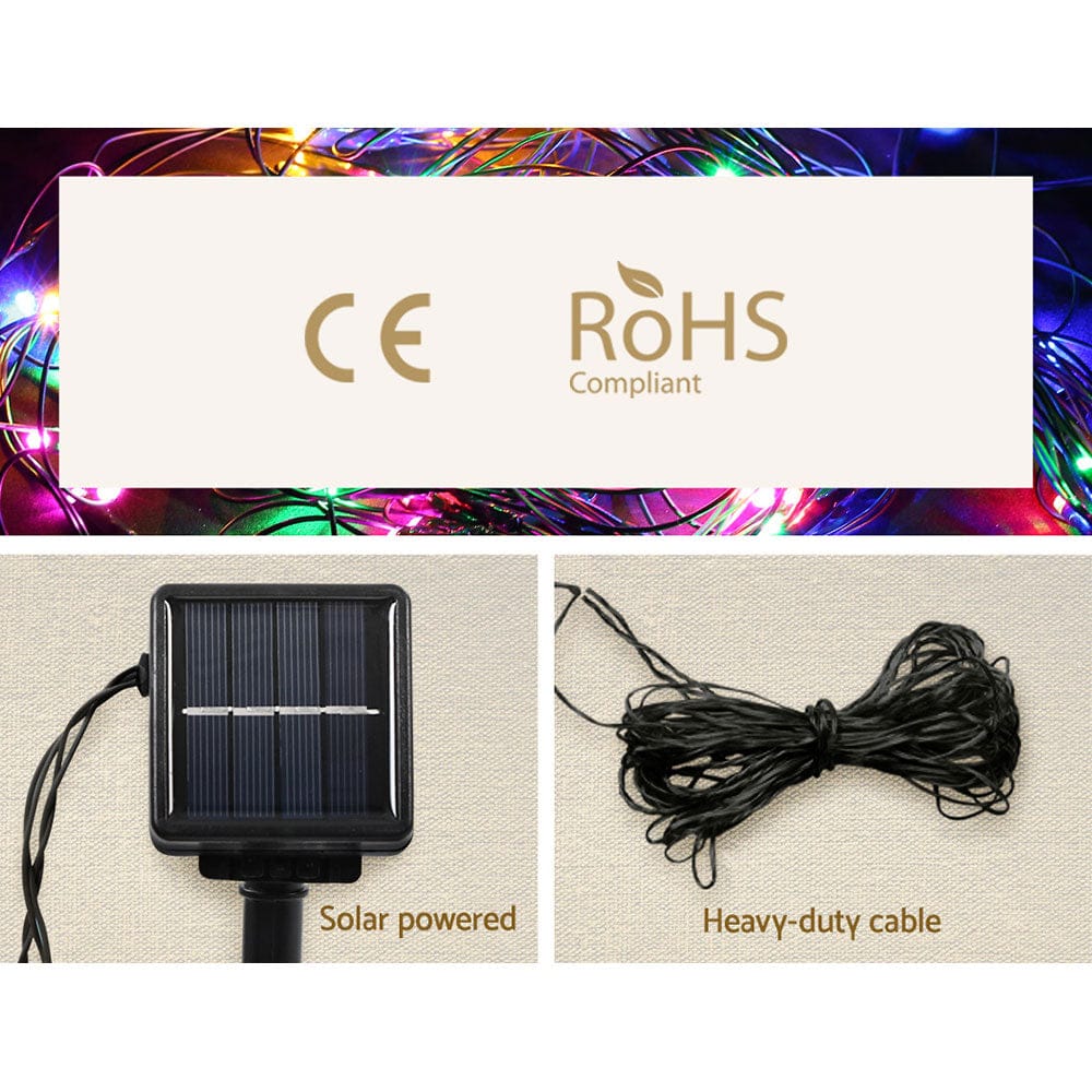 Jingle Jollys Occasions > Christmas > Outdoor Decorations & Lights 1.3M Christmas Lights 130 LED Snow Motif Light Decorations Jingle Jollys