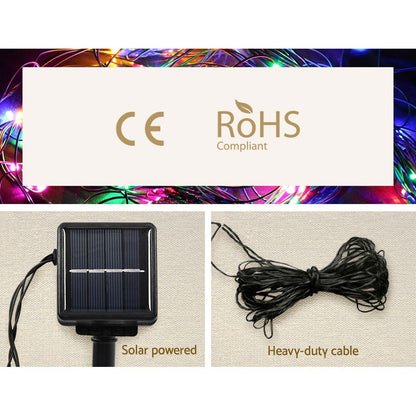 Jingle Jollys Occasions > Christmas > Outdoor Decorations & Lights 1.3M Christmas Lights 130 LED Snow Motif Light Decorations Jingle Jollys