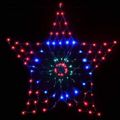 Jingle Jollys Occasions > Christmas > Outdoor Decorations & Lights 1.3M Christmas Lights 130 LED Snow Motif Light Decorations Jingle Jollys