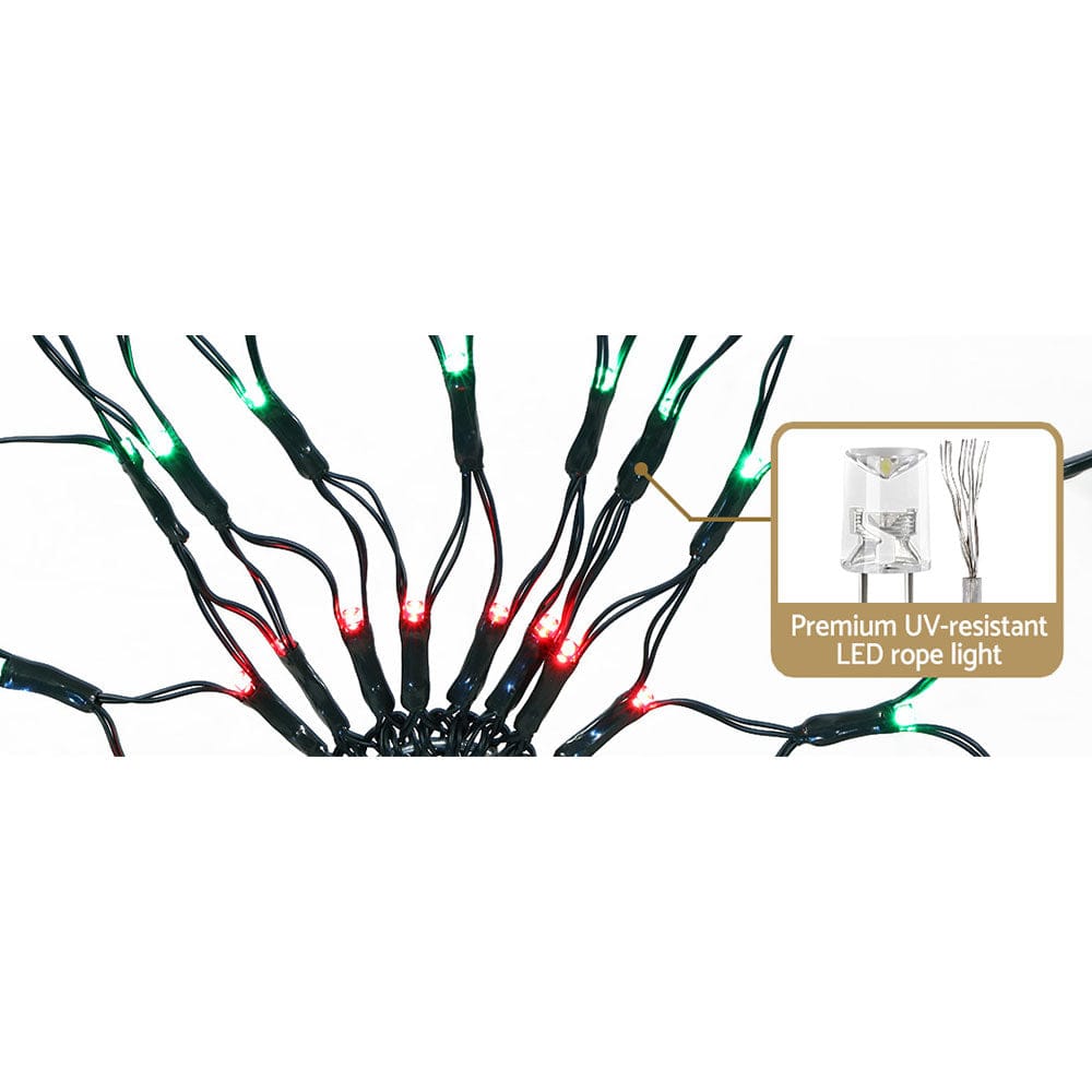Jingle Jollys Occasions > Christmas > Outdoor Decorations & Lights 1.3M Christmas Lights 130 LED Snow Motif Light Decorations Jingle Jollys