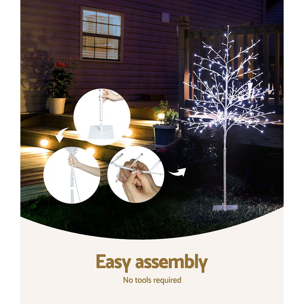 Jingle Jollys Occasions > Christmas > Outdoor Decorations & Lights 1.5M Christmas Tree 304 LED Solar Jingle Jollys