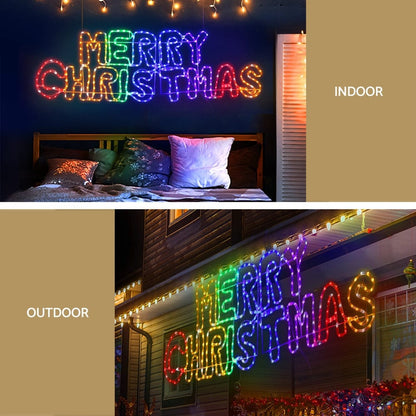 Jingle Jollys Occasions > Christmas > Outdoor Decorations & Lights 1.6M Christmas Lights Motif 360 LED Rope Light Outdoor Decoration Jingle Jollys