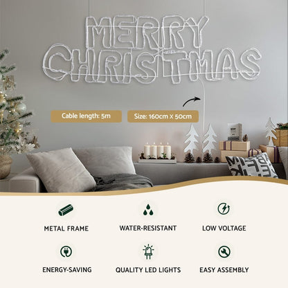 Jingle Jollys Occasions > Christmas > Outdoor Decorations & Lights 1.6M Christmas Lights Motif 360 LED Rope Light Outdoor Decoration Jingle Jollys
