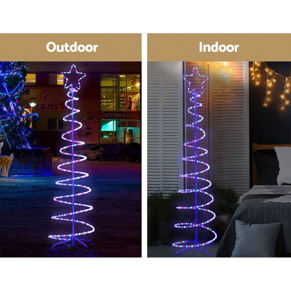 Jingle Jollys Occasions > Christmas > Outdoor Decorations & Lights 1.88M Christmas Lights Tree 288 LED Decorations Jingle Jollys