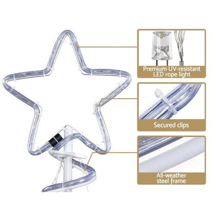 Jingle Jollys Occasions > Christmas > Outdoor Decorations & Lights 1.88M Christmas Lights Tree 288 LED Decorations Jingle Jollys