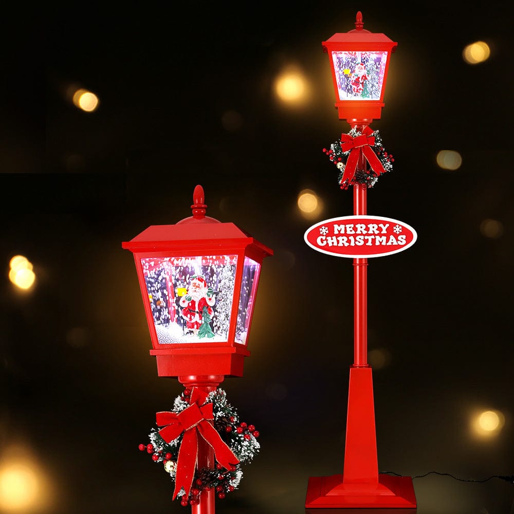 Jingle Jollys Occasions > Christmas > Outdoor Decorations & Lights 1.8M Christmas Lights Post Lamp LED Outdoor Decorations Jingle Jollys
